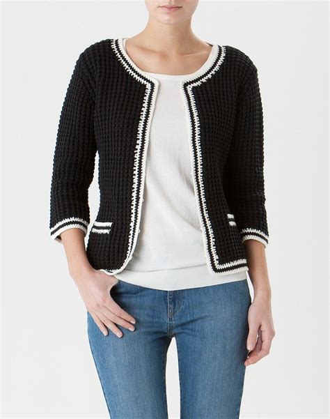 veste inspiration chanel|Chanel cardigan jacket.